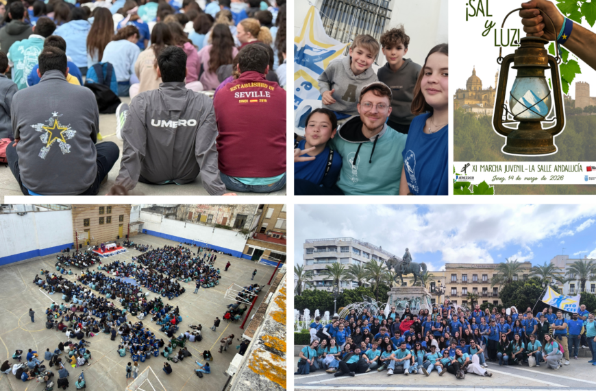 MÁS DE MIL JÓVENES RECORREN EL CORAZÓN DE JEREZ EN LA XI MARCHA JUVENIL LASALIANA