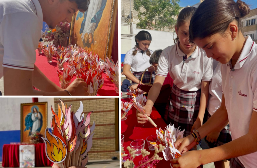 PENTECOSTÉS LLENA DE CONVIVENCIA Y COMPROMISO LASALIANO LAS AULAS DE LA SALLE BUEN PASTOR
